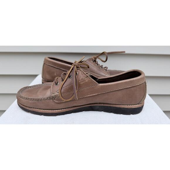 Rancourt & Co. Baxter Ranger Moc Shoe Heritage Natural Made in USA 12 D EUC main image 9